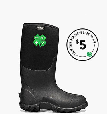 Classic Tall 4-H Men's Insulated Waterproof Boots in Black for $140.00
