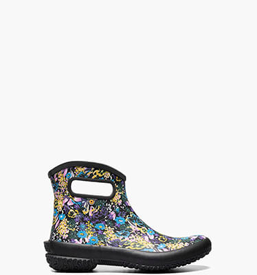 Patch Ankle Night Garden Women's Farm Boots in Black Multi for $60.00