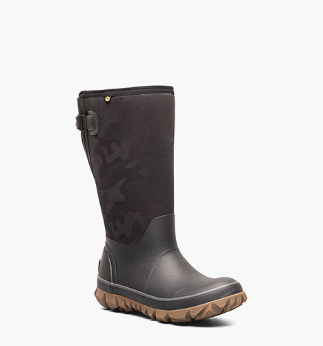 Whiteout Adjustable Calf Women's Waterproof Slip On Snow Boots in Black for $185.00