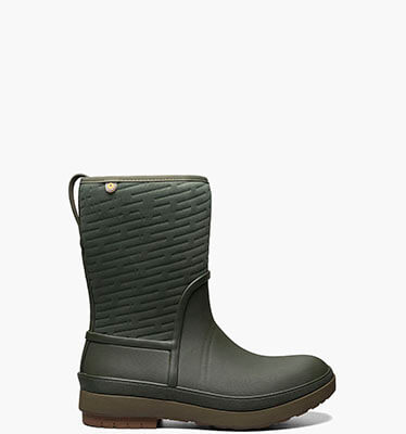 Crandall II Mid Zip Women's Waterproof Slip On Snow Boots in Dark Green for $120.00