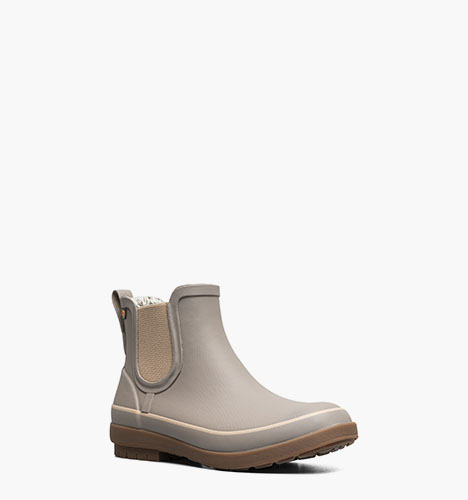 Amanda Chelsea II Women's Slip On Rain Boots in Toffee for $69.90