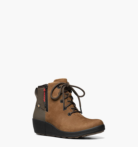 Vista Rugged Lace Women's Waterproof Lace Up Boots in Cognac Multi for $69.90