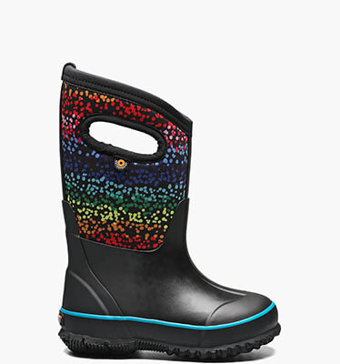 Classic Rainbow Kids' Winter Boots in Black Multi for $44.90