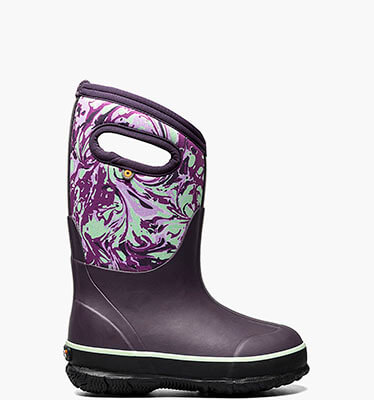 Classic Winter Marble Kids' Winter Boots in Purple Multi for $44.90