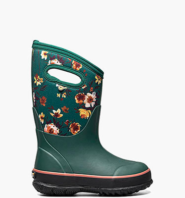 Classic Painterly Kids' Winter Boots in Emerald Multi for $44.90