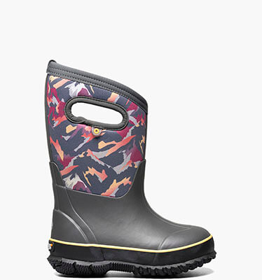 Classic Winter Mountain Kids' Winter Boots in Dark Gray Multi for $80.00