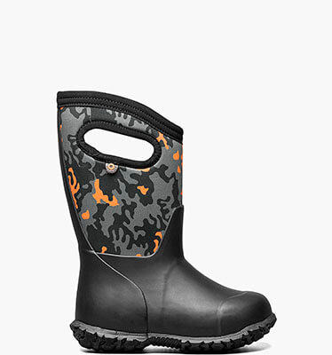 York Neo Camo Kids' Insulated Rain Boots in Black Multi for $60.00