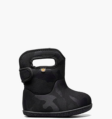 Baby Bogs Tonal Camo Baby Rain Boots in Black for $29.90
