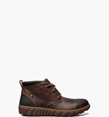 Classic Casual Chukka Men's Waterproof Leather Boots in Cognac for $109.90