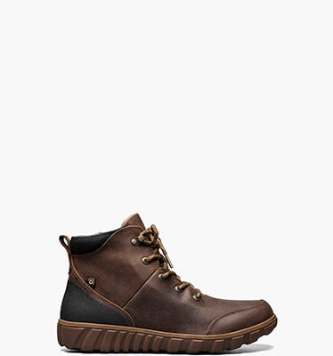 Classic Casual Hiker Men's Waterproof Leather Hiking Boots in Cognac for $160.00