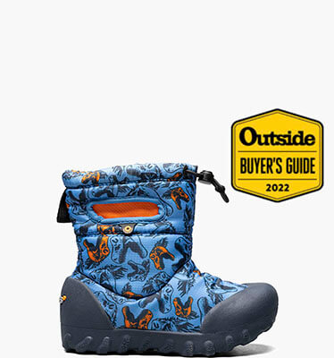B-Moc Snow Cool Dinos Kids' Winter Boots in Blue Multi for $44.90