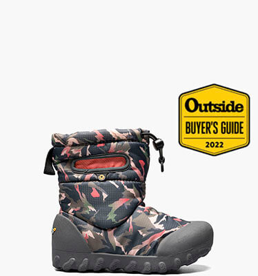 B-Moc Snow Winter Mountain Kids' Winter Boots in Army Green Multi for $39.90