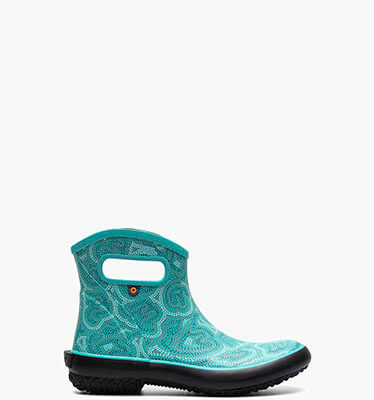 Patch Ankle Sita Women's Garden Boots in Turq Multi for $65.00