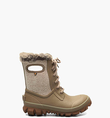 Arcata Cozy Chevron Women's Winter Boots in Taupe for $165.00