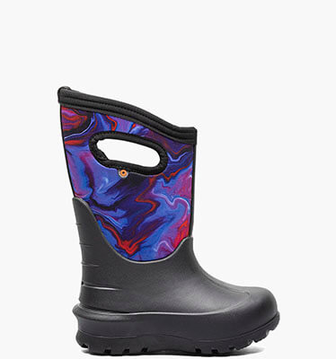 Neo-Classic Oil Twist Kids' Winter Boots in Black Multi for $95.00
