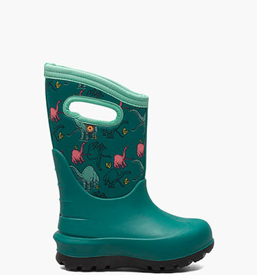 Neo-Classic Good Dino Kid's Winter Boots in Teal Multi for $95.00