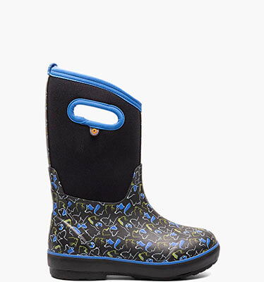 Classic II Pets Kids' Insulated Rainboots in Black Multi for $85.00