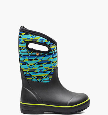 Classic Mountain Geo Kids' Insulated Rainboots in Black Multi for $85.00