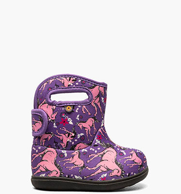 Baby Bogs II Unicorn Awesome Toddler Rain Boots in Violet Multi for $42.90