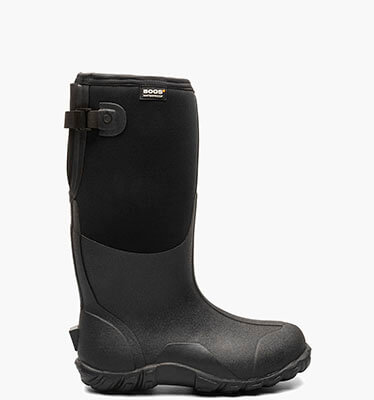 Classic High Adjustable Calf Men's Work Boots in Black for $140.00