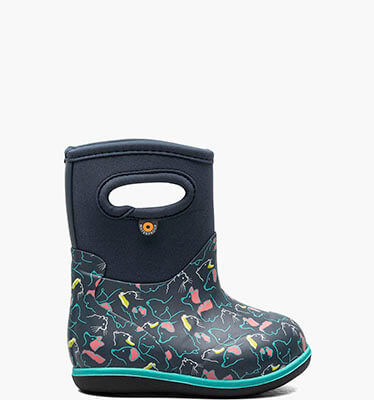 Baby Classic Pets Toddler Rain Boots in Ink Blue Multi for $64.00