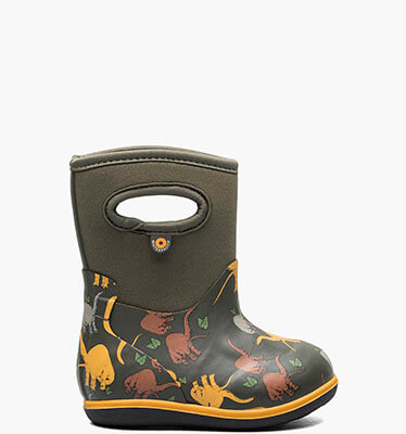 Baby Classic Good Dino Toddler Rain Boots in Green Multi for $64.00