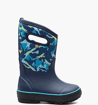 Classic Winter Mountain Kids' Insulated Rainboots in Navy Multi for $85.00