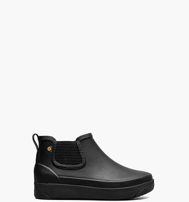 Kicker Rain Chelsea II Women's Rainboots in Black Smooth for $39.90