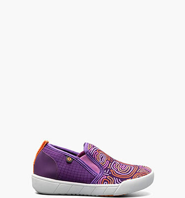 Kicker II Slip On Cloud Geo Kid's Outdoor Shoes in Purple Multi for $60.00