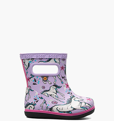 Skipper II Unicorn Awesome Kid's Rainboots in Lavr Multi for $45.00