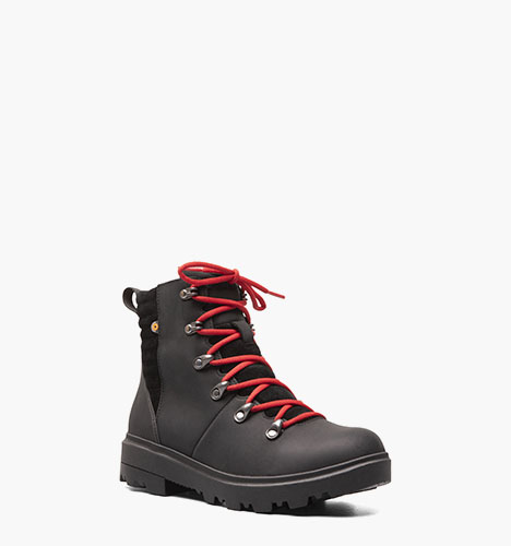 Holly Lace Leather Women's Casual Boots in Black for $79.90