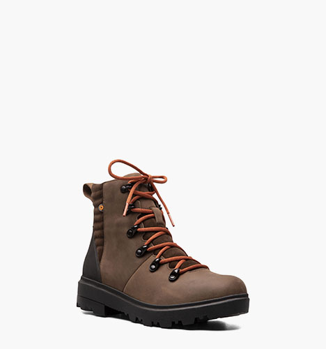Holly Lace Leather Women's Casual Boots in Brown for $79.90