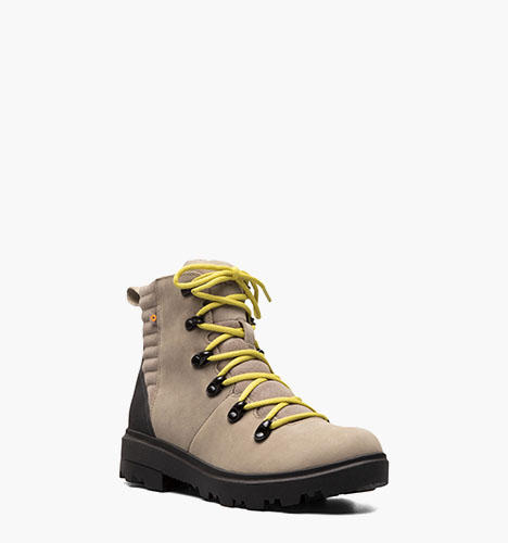 Holly Lace Leather Women's Casual Boots in Taupe for $79.90