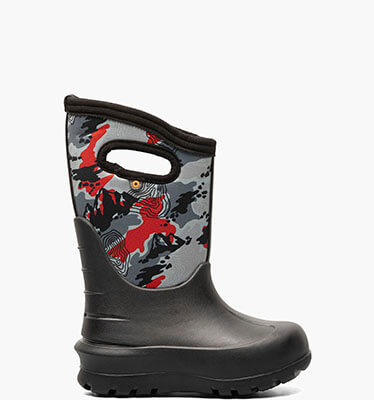 Neo-Classic Topo Camo Kids' Winter Boots in Black Multi for $95.00