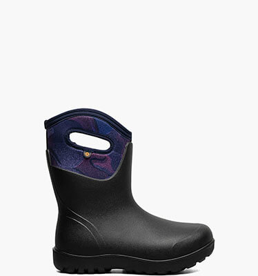 Neo-Classic Mid Abstract Shapes Women's Farm Boots in Navy Multi for $135.00