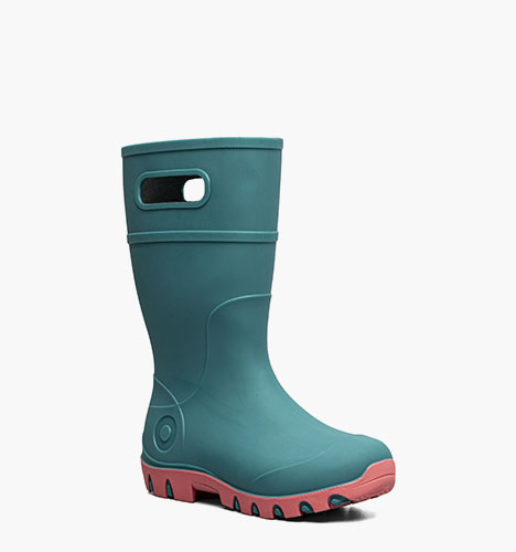 Essential Rain Tall Kids Rainboots in Turquoise for $55.00