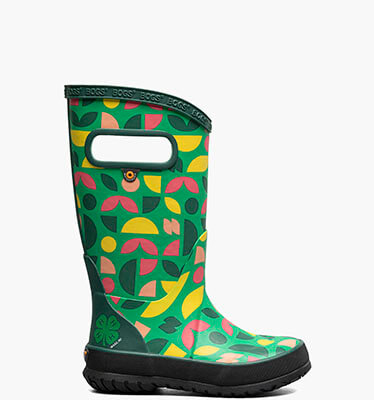 Rainboot 4-H Shapes Kids Rainboots in Green Multi for $50.00