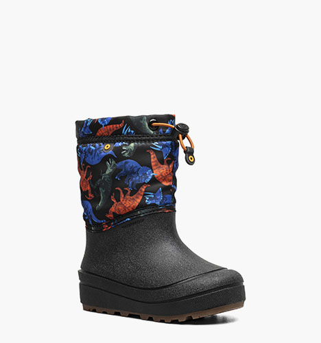 Snow Shell Boot Real Dino Kids' Winter Boots in Black Multi for $75.00