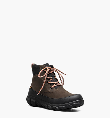Cedar Mid Lace Women's Waterproof Boots in Dark Brown for $79.90