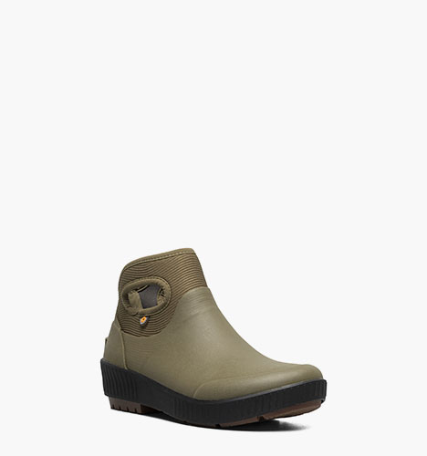 Seattle II Ankle Women's Rainboots in Army Green for $89.90