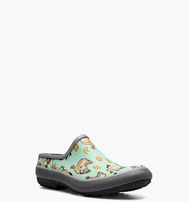Patch Clog Chickens Women's Clogs in Aqua for $39.90