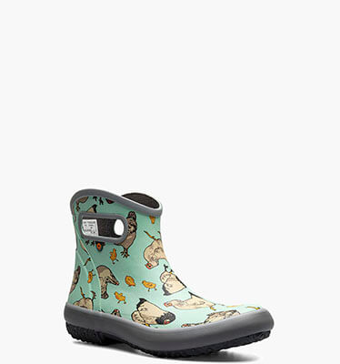 Patch Ankle Chickens Women's Garden Boots in Aqua for $80.00