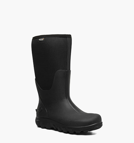 Classic Seamless Tall Men's Farm Boots in Black for $150.00