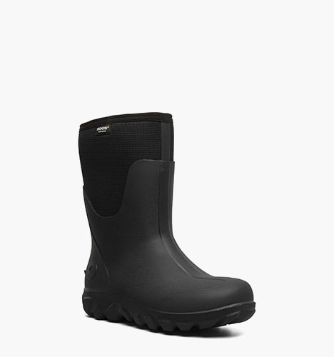 Classic Seamless Mid Men's Farm Boots in Black for $140.00