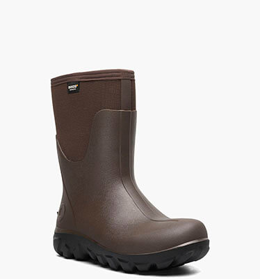 Classic Seamless Mid Men's Farm Boots in Brown for $140.00