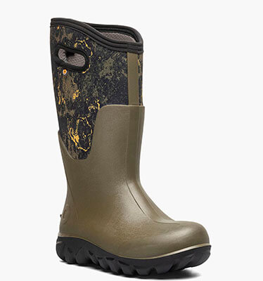 Classic Seamless Tall Acid Camo Women's Farm Boots in olive multi for $119.90