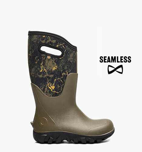 Classic Seamless Tall Acid Camo Women's Farm Boots in olive multi for $150.00