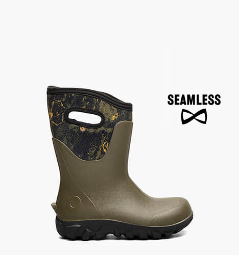 Classic Seamless Mid Acid Camo Women's Farm Boots in olive multi for $140.00