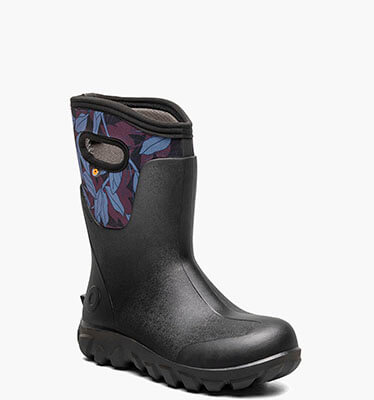 Classic Seamless Mid Outline Leaves Women's Farm Boots in Black Multi for $140.00