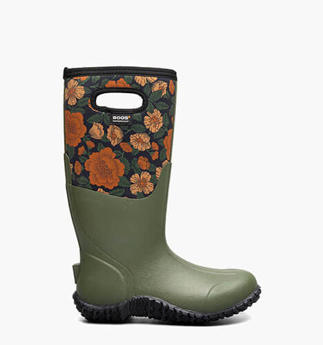 Mesa Tapestry Floral Women's Farm Boots in Moss multi for $120.00